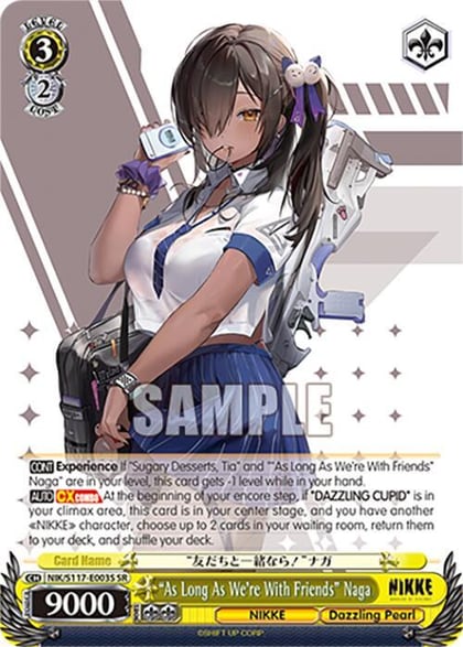"As Long As We're With Friends" Naga (SR), GODDESS OF VICTORY: NIKKE NIK/S117-E003S SR