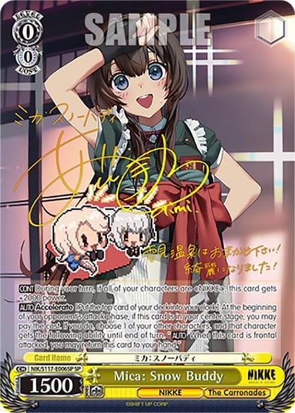 Mica: Snow Buddy (SP) (Gold Stamp), GODDESS OF VICTORY: NIKKE NIK/S117-E006SP SP