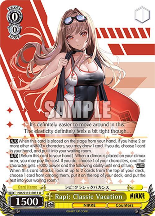 Rapi: Classic Vacation, GODDESS OF VICTORY: NIKKE NIK/S117-E011 U