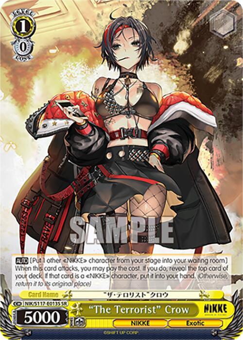 "The Terrorist" Crow (SR), GODDESS OF VICTORY: NIKKE NIK/S117-E013S SR