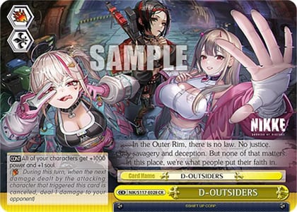 D-OUTSIDERS, GODDESS OF VICTORY: NIKKE NIK/S117-E028 CR