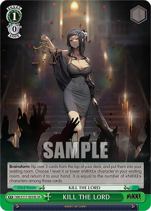KILL THE LORD (SR), GODDESS OF VICTORY: NIKKE NIK/S117-E054S SR