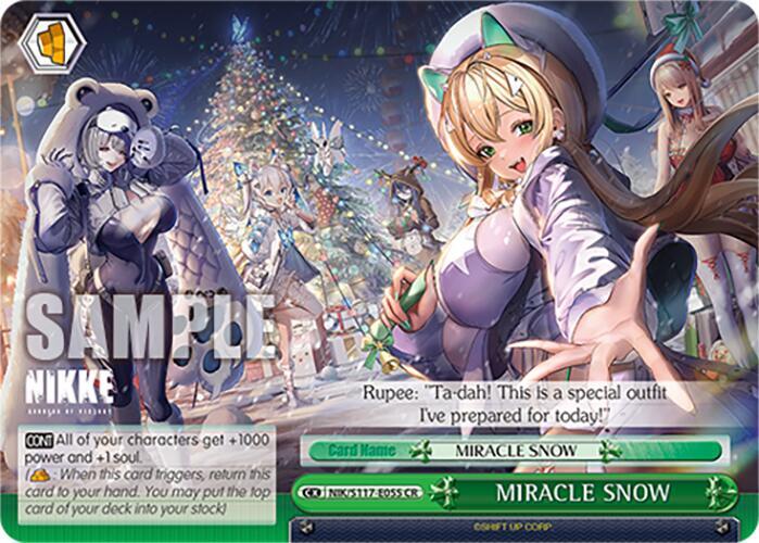 MIRACLE SNOW, GODDESS OF VICTORY: NIKKE NIK/S117-E055 CR