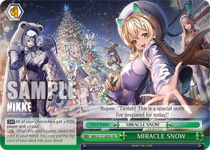 MIRACLE SNOW, GODDESS OF VICTORY: NIKKE NIK/S117-E055 CR