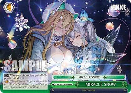 MIRACLE SNOW (RRR), GODDESS OF VICTORY: NIKKE NIK/S117-E055R RRR