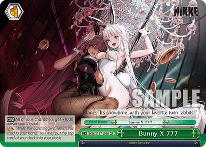 Bunny X 777, GODDESS OF VICTORY: NIKKE NIK/S117-E056 CR