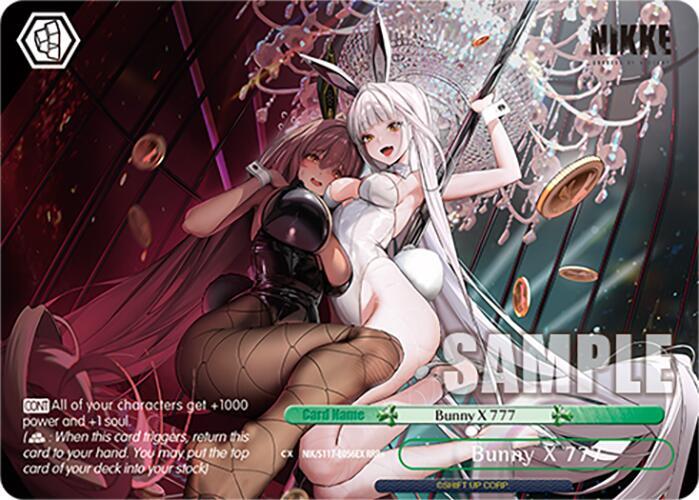 Bunny X 777 (RRR+), GODDESS OF VICTORY: NIKKE NIK/S117-E056EX RRR+