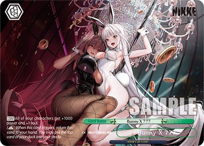 Bunny X 777 (RRR+), GODDESS OF VICTORY: NIKKE NIK/S117-E056EX RRR+