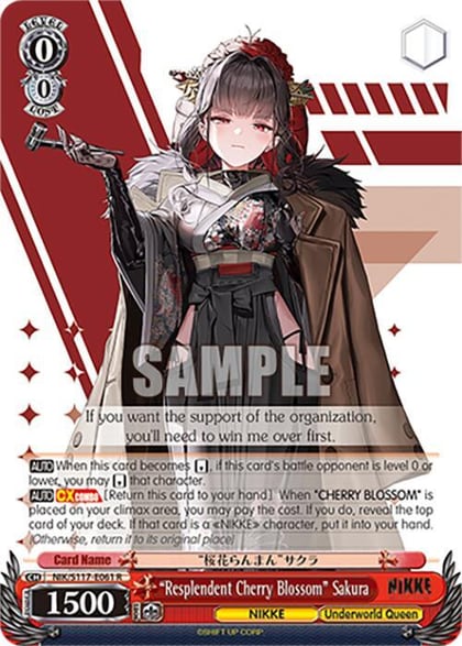 "Resplendent Cherry Blossom" Sakura, GODDESS OF VICTORY: NIKKE NIK/S117-E061 R
