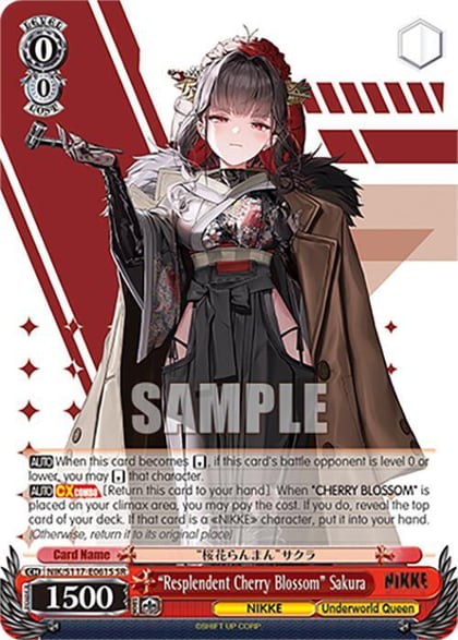 "Resplendent Cherry Blossom" Sakura (SR), GODDESS OF VICTORY: NIKKE NIK/S117-E061S SR