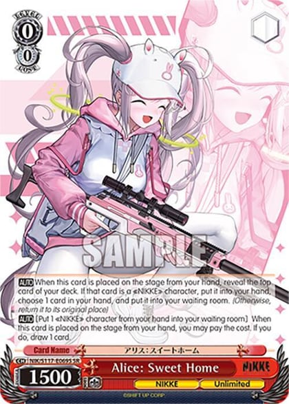 Alice: Sweet Home (SR), GODDESS OF VICTORY: NIKKE NIK/S117-E069S SR