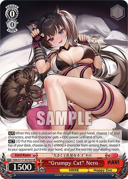 "Grumpy Cat" Nero (SR), GODDESS OF VICTORY: NIKKE NIK/S117-E070S SR