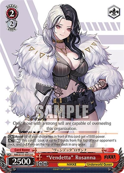 "Vendetta" Rosanna, GODDESS OF VICTORY: NIKKE NIK/S117-E072 U