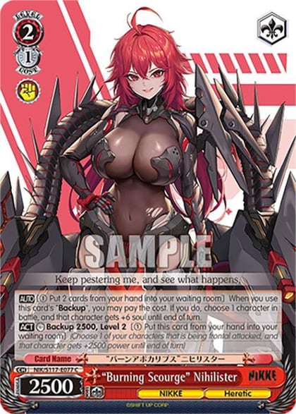 "Burning Scourge" Nihilister, GODDESS OF VICTORY: NIKKE NIK/S117-E077 C