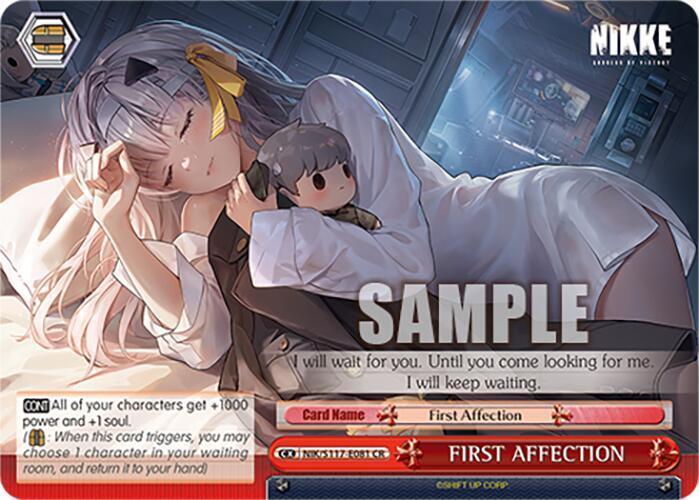 FIRST AFFECTION, GODDESS OF VICTORY: NIKKE NIK/S117-E081 CR