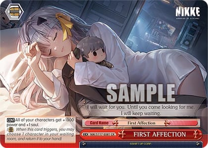 FIRST AFFECTION, GODDESS OF VICTORY: NIKKE NIK/S117-E081 CR