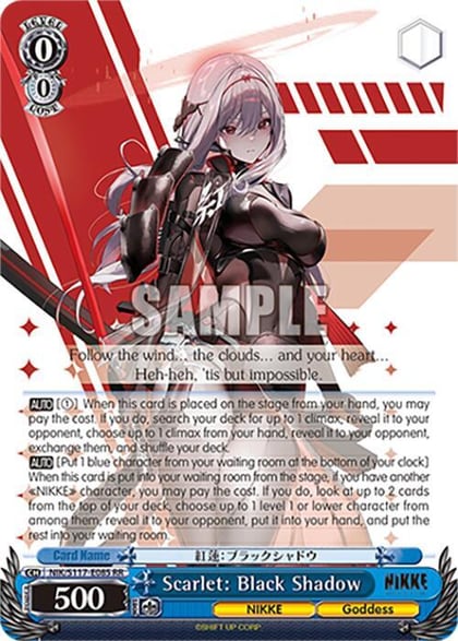 Scarlet: Black Shadow, GODDESS OF VICTORY: NIKKE NIK/S117-E085 RR