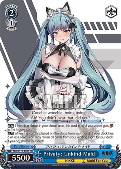 Privaty: Unkind Maid, GODDESS OF VICTORY: NIKKE NIK/S117-E086 RR