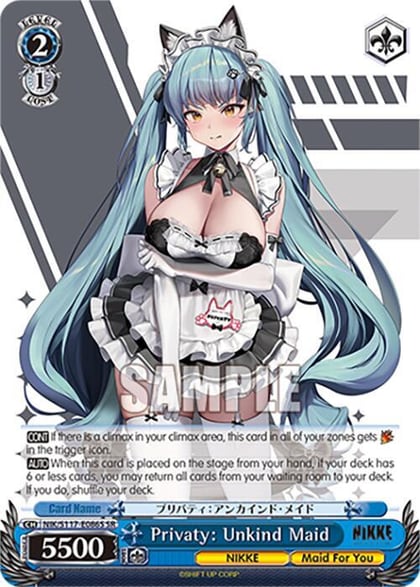 Privaty: Unkind Maid (SR), GODDESS OF VICTORY: NIKKE NIK/S117-E086S SR
