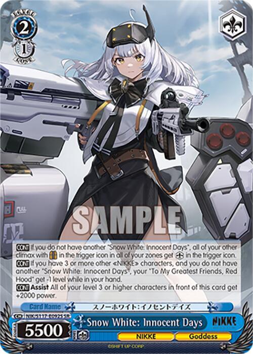 Snow White: Innocent Days (SR), GODDESS OF VICTORY: NIKKE NIK/S117-E092S SR
