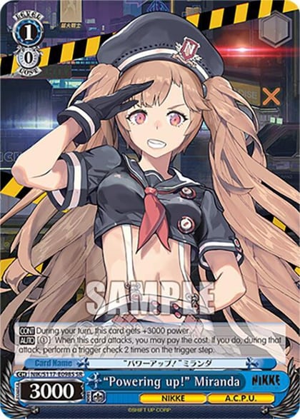 "Powering up!" Miranda (SR), GODDESS OF VICTORY: NIKKE NIK/S117-E098S SR