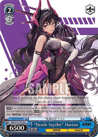"Death Scythe" Harran, GODDESS OF VICTORY: NIKKE NIK/S117-E102 U