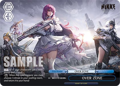 OVER ZONE (RRR+), GODDESS OF VICTORY: NIKKE NIK/S117-E112EX RRR+