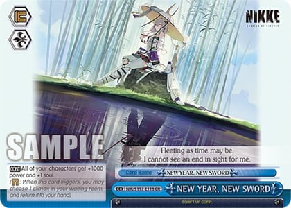 NEW YEAR, NEW SWORD, GODDESS OF VICTORY: NIKKE NIK/S117-E113 CR