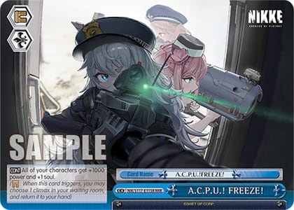 A.C.P.U.! FREEZE! (RRR), GODDESS OF VICTORY: NIKKE NIK/S117-E115R RRR