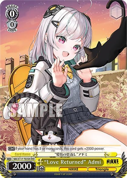 "Love Returned" Admi (RRR), GODDESS OF VICTORY: NIKKE NIK/S117-TE05R RRR
