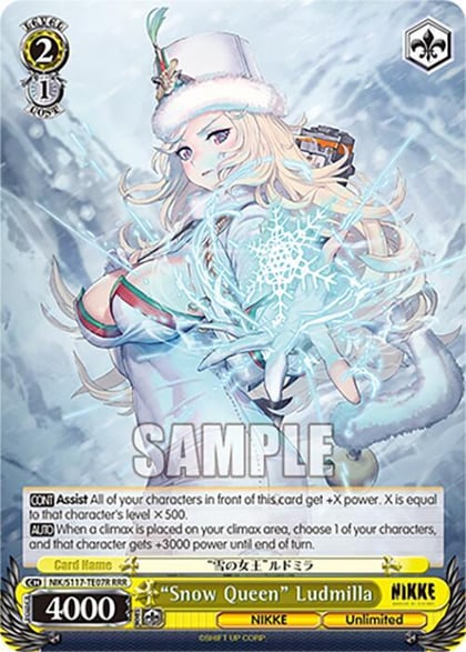 "Snow Queen" Ludmilla (RRR), GODDESS OF VICTORY: NIKKE NIK/S117-TE07R RRR