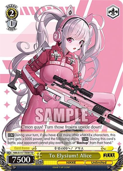 To Elysium! Alice, GODDESS OF VICTORY: NIKKE NIK/S117-TE08 TD