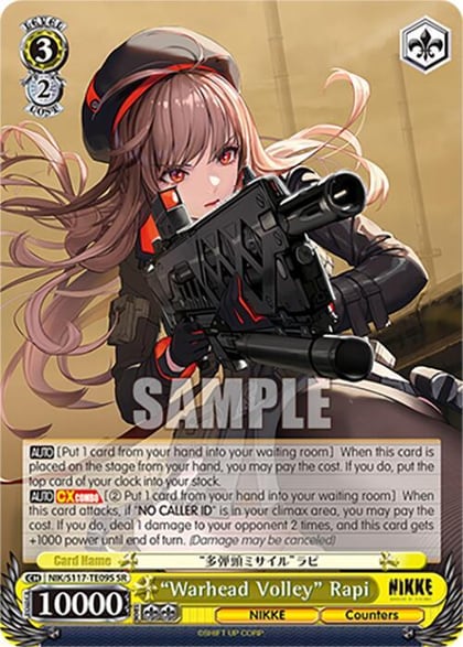 "Warhead Volley" Rapi (SR), GODDESS OF VICTORY: NIKKE NIK/S117-TE09S SR