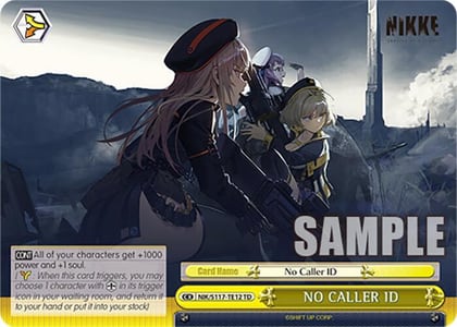 NO CALLER ID, GODDESS OF VICTORY: NIKKE NIK/S117-TE12 TD