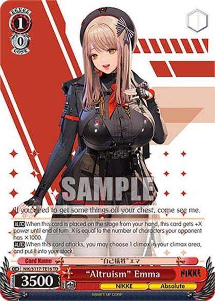 "Altruism" Emma, GODDESS OF VICTORY: NIKKE NIK/S117-TE16 TD