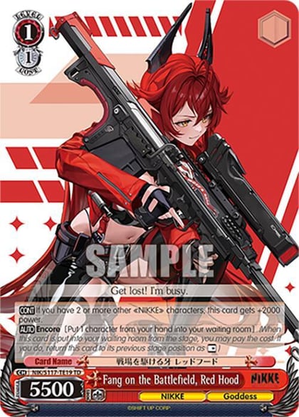 Fang on the Battlefield, Red Hood, GODDESS OF VICTORY: NIKKE NIK/S117-TE19 TD