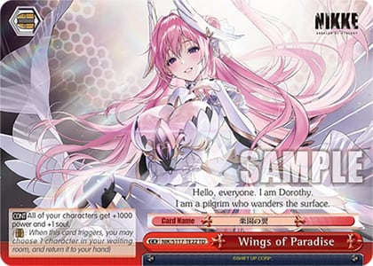 Wings of Paradise, GODDESS OF VICTORY: NIKKE NIK/S117-TE22 TD