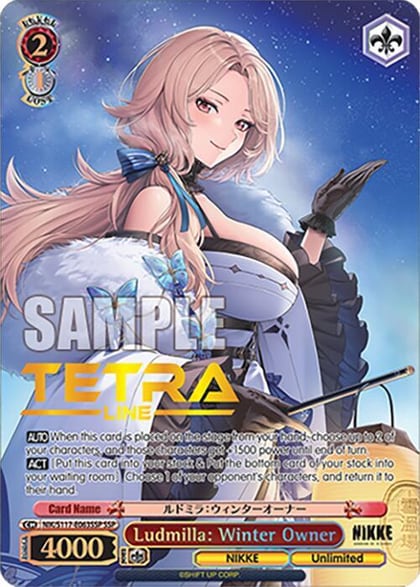 Ludmilla: Winter Owner (SSP) (Gold Stamp), GODDESS OF VICTORY: NIKKE NIK/S117-E063SSP SSP