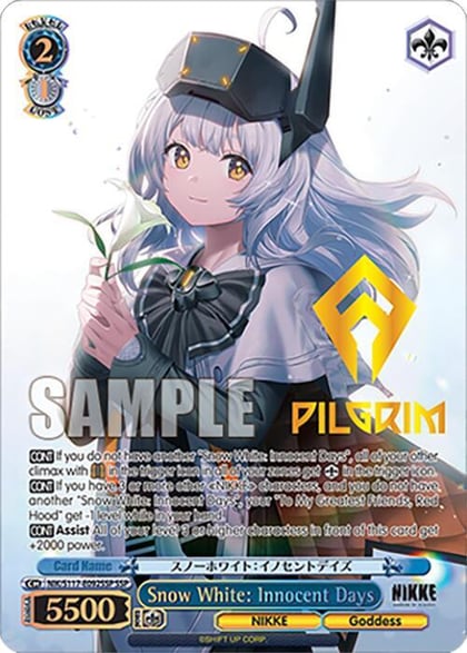Snow White: Innocent Days (SSP) (Gold Stamp), GODDESS OF VICTORY: NIKKE NIK/S117-E092SSP SSP