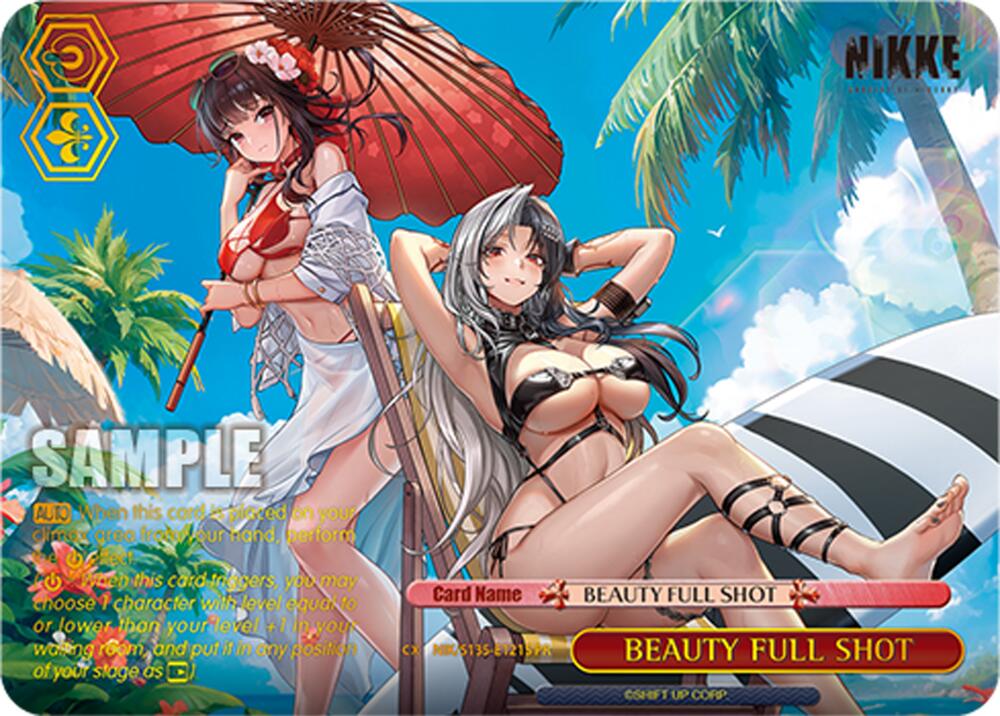 BEAUTY FULL SHOT (PR) (Foil), GODDESS OF VICTORY: NIKKE Vol.2 NIK/S135-E121S