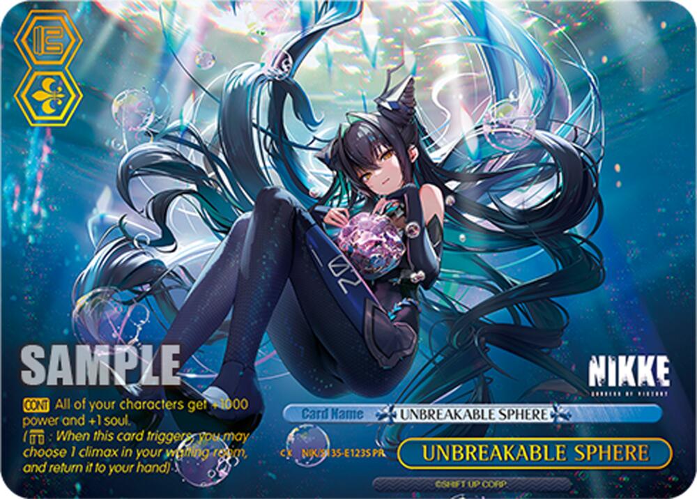UNBREAKABLE SPHERE (PR) (Foil), GODDESS OF VICTORY: NIKKE Vol.2 NIK/S135-E123S