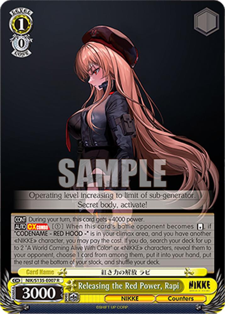 Releasing the Red Power, Rapi, GODDESS OF VICTORY: NIKKE Vol.2 NIK/S135-E007