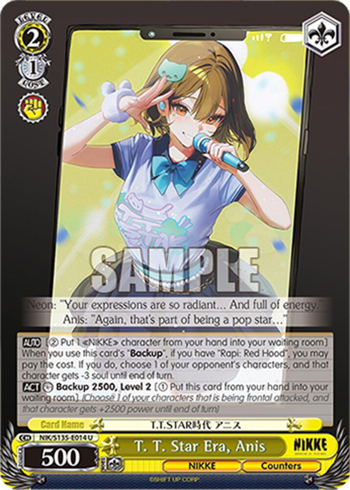 T. T. Star Era, Anis, GODDESS OF VICTORY: NIKKE Vol.2 NIK/S135-E014