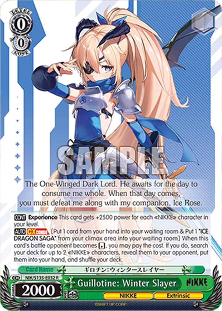 Guillotine: Winter Slayer, GODDESS OF VICTORY: NIKKE Vol.2 NIK/S135-E032