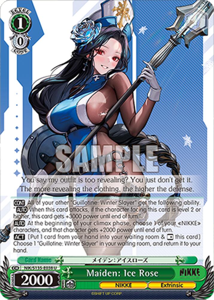 Maiden: Ice Rose, GODDESS OF VICTORY: NIKKE Vol.2 NIK/S135-E038