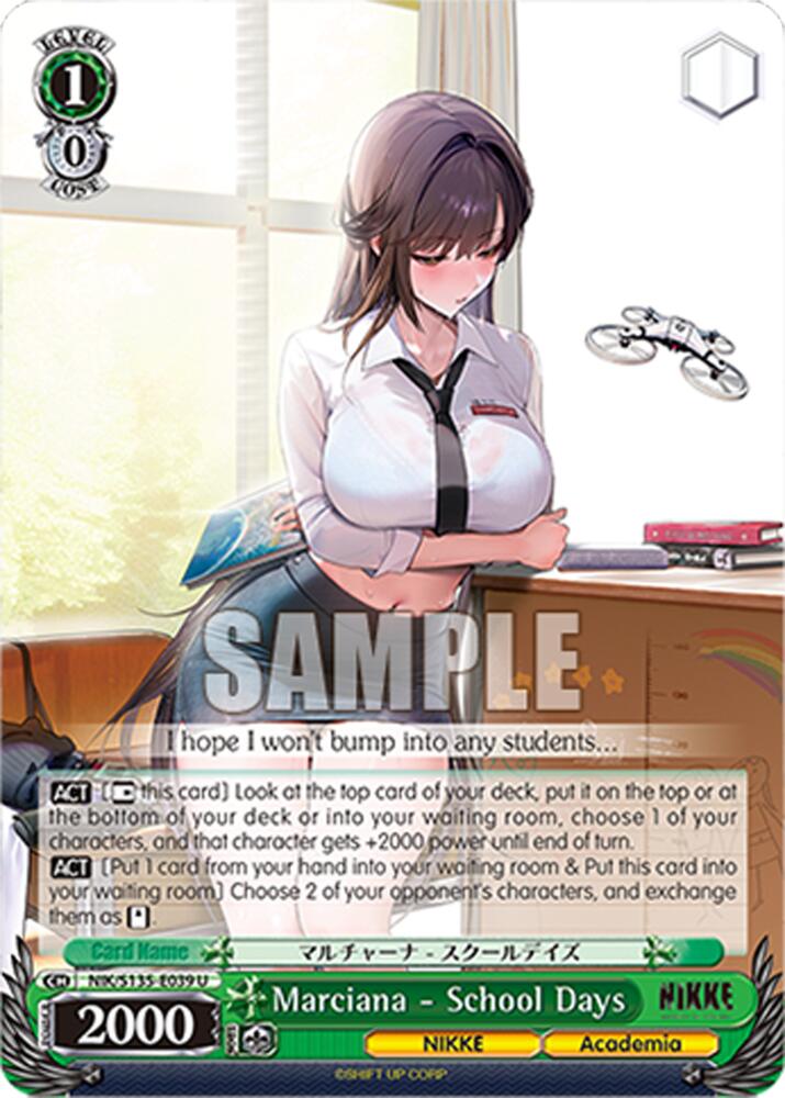 Marciana - School Days, GODDESS OF VICTORY: NIKKE Vol.2 NIK/S135-E039