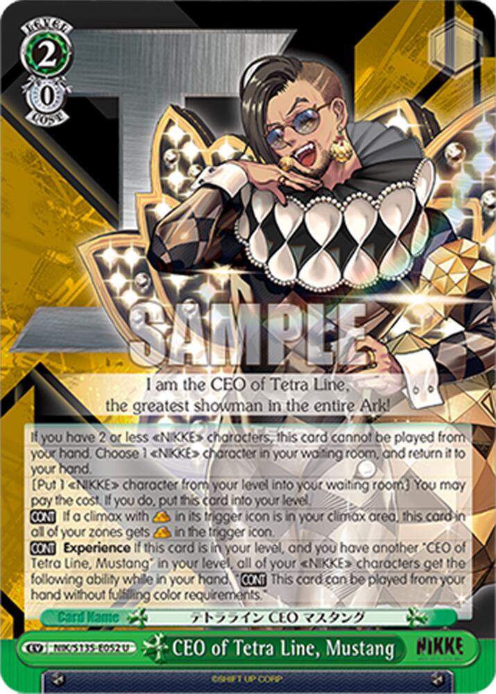 CEO of Tetra Line, Mustang, GODDESS OF VICTORY: NIKKE Vol.2 NIK/S135-E052