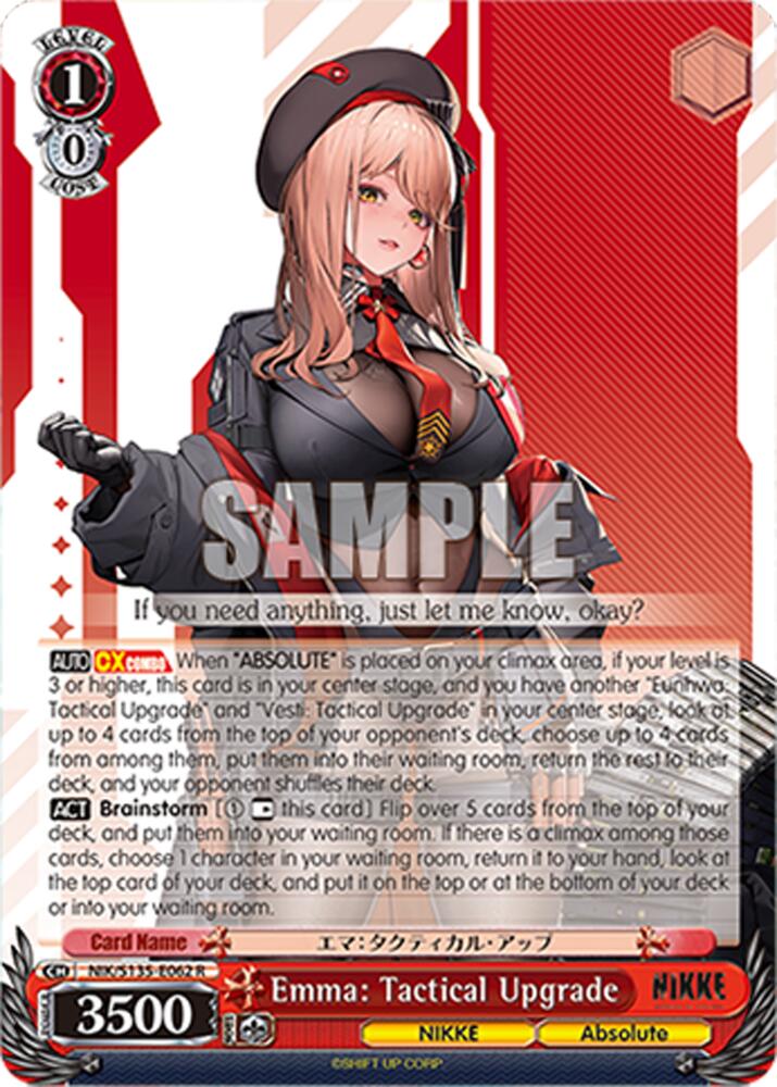 Emma: Tactical Upgrade, GODDESS OF VICTORY: NIKKE Vol.2 NIK/S135-E062