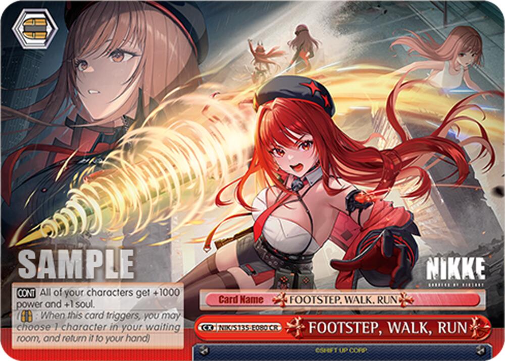 FOOTSTEP, WALK, RUN, GODDESS OF VICTORY: NIKKE Vol.2 NIK/S135-E080