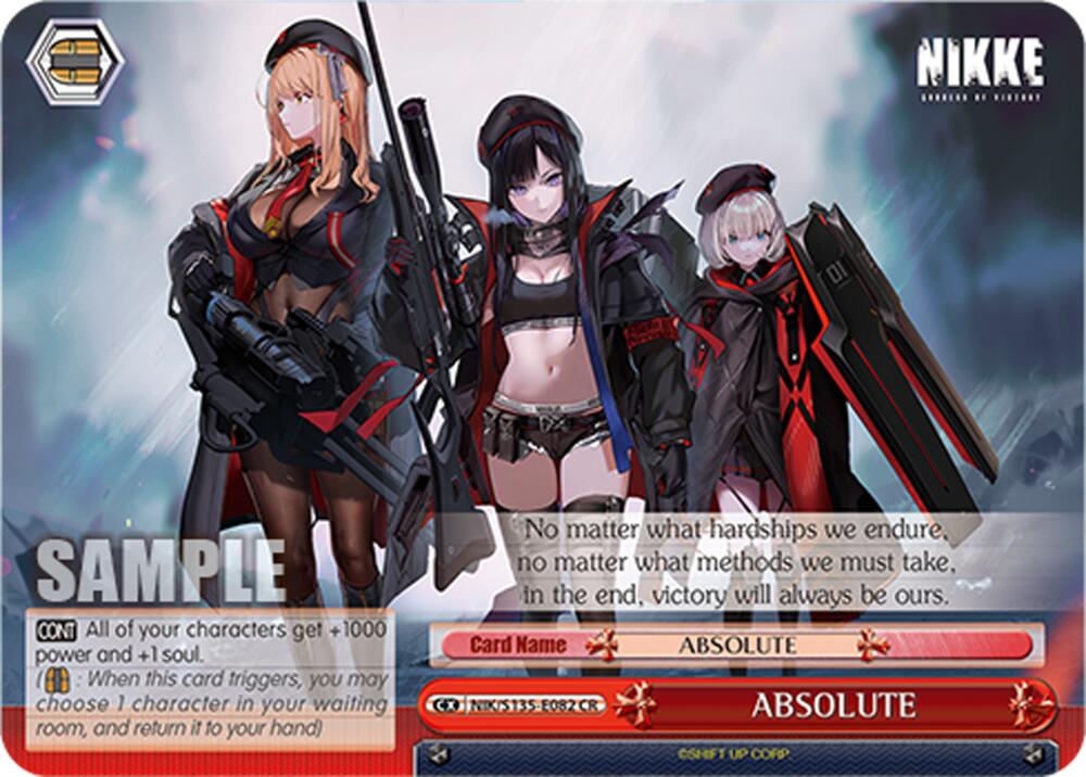 ABSOLUTE, GODDESS OF VICTORY: NIKKE Vol.2 NIK/S135-E082